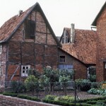 1989 - "Tagelöhnerhaus" der Familie Simon, das in das Freilichtmuseum Detmold transportiert wurde