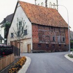 1992 - Alter Stall an der Kirche - inzwischen abgerissen