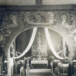1940er - Innenraum der Kirche in Rösebeck