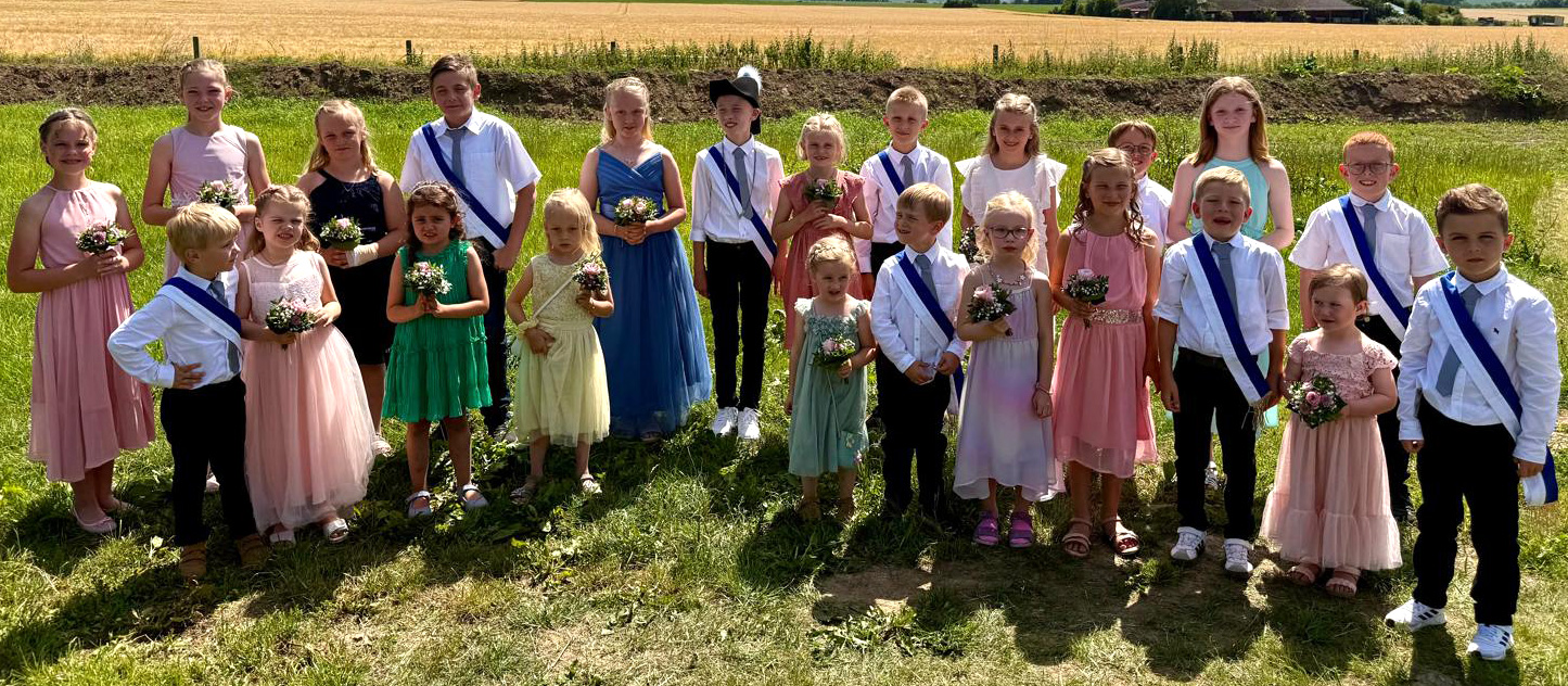 Kinderkönigspaar mit Kinderhofstaat 2025