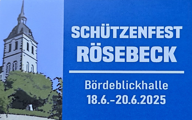 Schützenfest Rösebeck 2025
